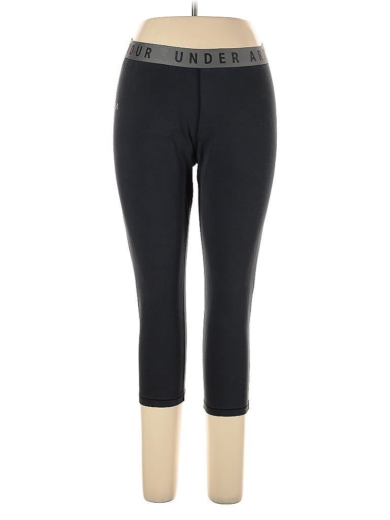 Pre-owned Under Armour Active Pants In Black