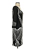Evovorro Graphic Gray Cocktail Dress Size S - photo 4