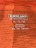 KIRKLAND Signature 100% Cotton Orange 3/4 Sleeve T-Shirt Size XL - photo 7