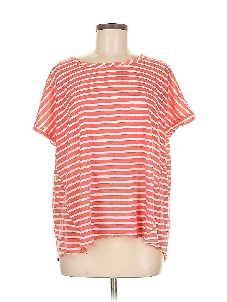 Pre-owned Umgee Short Sleeve Top Red Boatneck Tops