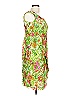Carlisle 100% Polyester Print Green Cocktail Dress Size 12 - photo 4