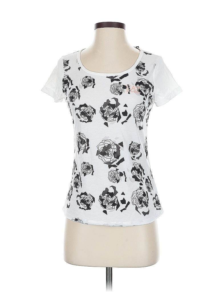 Ea7 Short Sleeve T-shirt In White