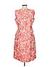 Lafayette 148 New York Paisley Pink Cocktail Dress Size 12 - photo 2