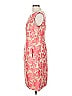 Lafayette 148 New York Paisley Pink Cocktail Dress Size 12 - photo 4