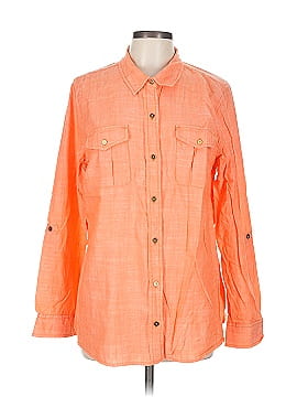 Jones New York 3/4 Sleeve Button Down Shirt