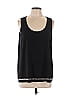 Alberto Makali 100% Polyester Black Sleeveless Top Size L - photo 1