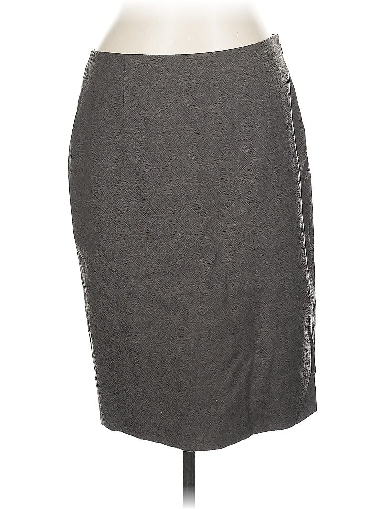 Pre-owned Tahari Formal Skirt In Gray