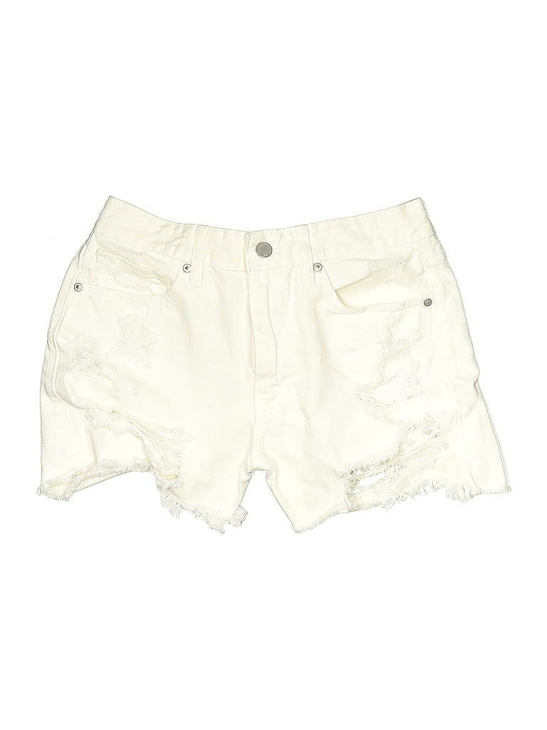 Pre-owned Jbd Denim Shorts In White