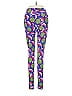 Lularoe Print Purple Leggings One size - photo 2