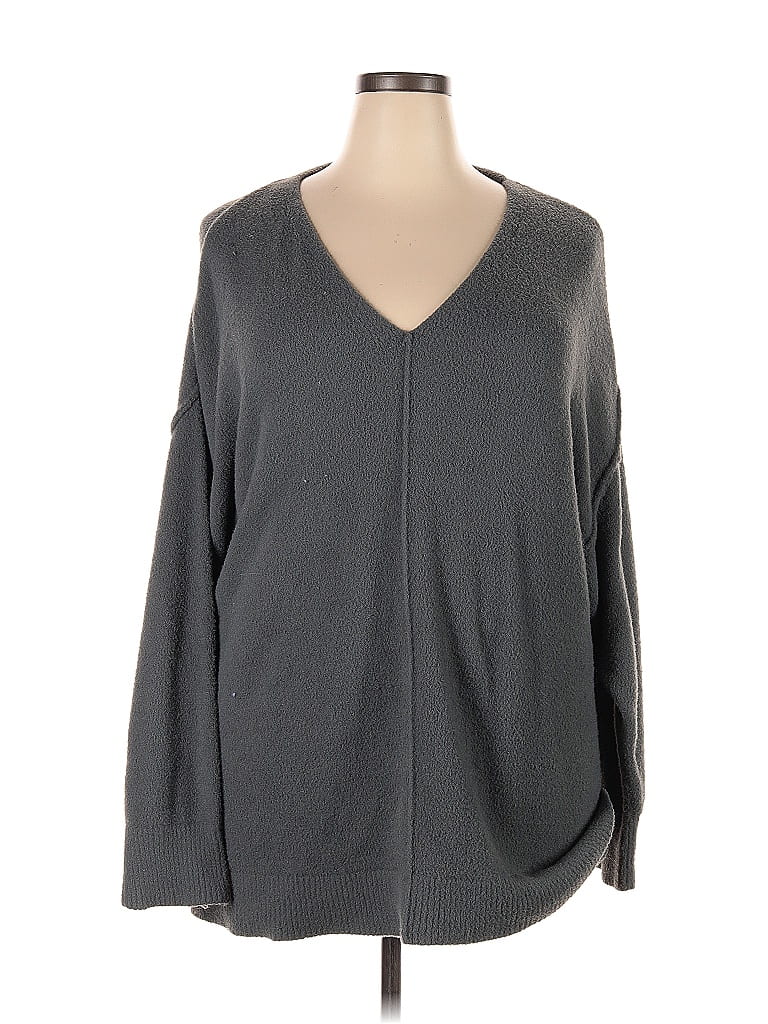Pre-owned Stylus Pullover Sweater In Gray