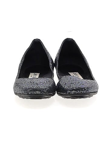 Jimmy Choo Glitter Fabric Square-Toe Flats (view 2)