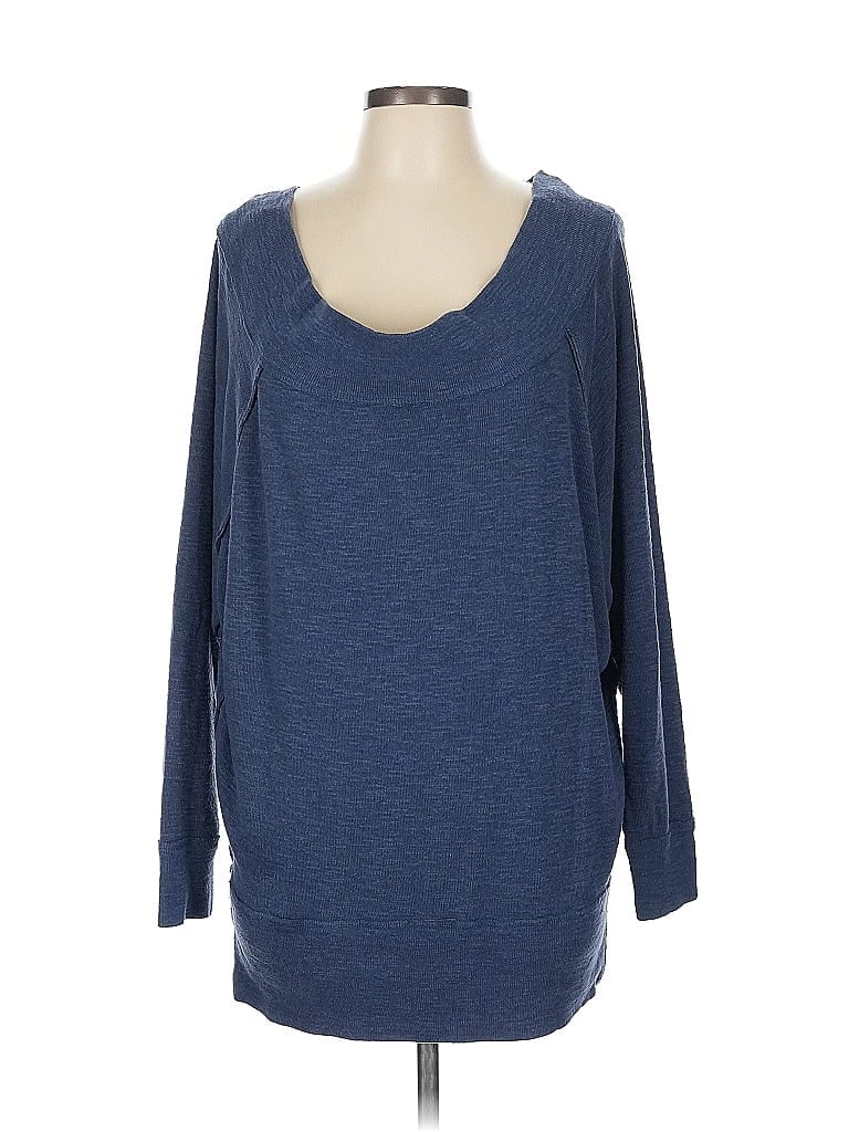 Pre-owned We The Free Pullover Sweater In Blue