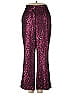 Tanya Taylor Animal Print Purple Casual Pants Size 4 - photo 1