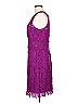 ML Monique Lhuillier 100% Polyester Purple Cocktail Dress Size 12 - photo 4