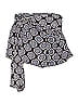 Free People 100% Rayon Paisley Blue Purple Shorts Size 6 - photo 2