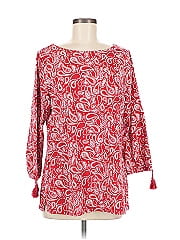 Belle By Kim Gravel 3/4 Sleeve Blouse