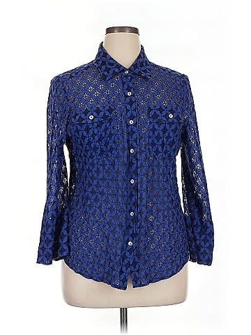 Ruby Rd. 3/4 Sleeve Button-Down Shirt (view 1)