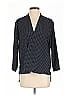 MICHAEL Michael Kors 100% Polyester Polka Dots Black 3/4 Sleeve Blouse Size XS - photo 1