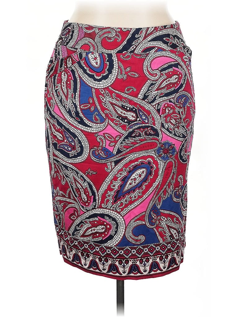 Click to view more detailed imagery on our partner's website Pre-owned Charter Club Formal Skirt In Red