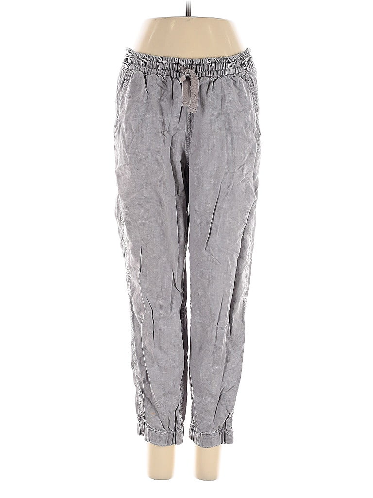 Pre-owned Point Sur Linen Pants In Gray