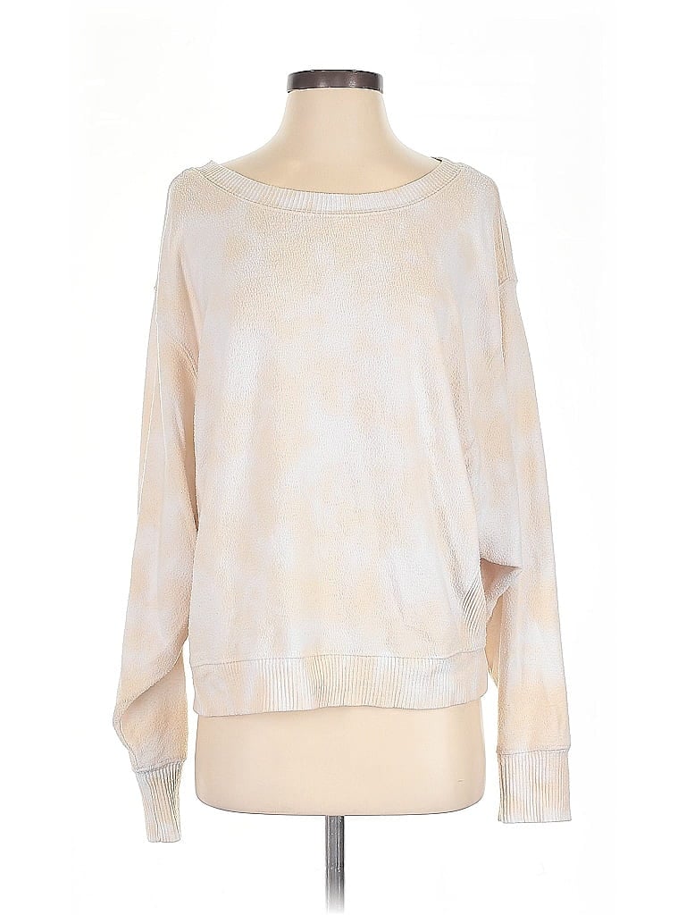 Pre-owned Lulus Pullover Sweater In White