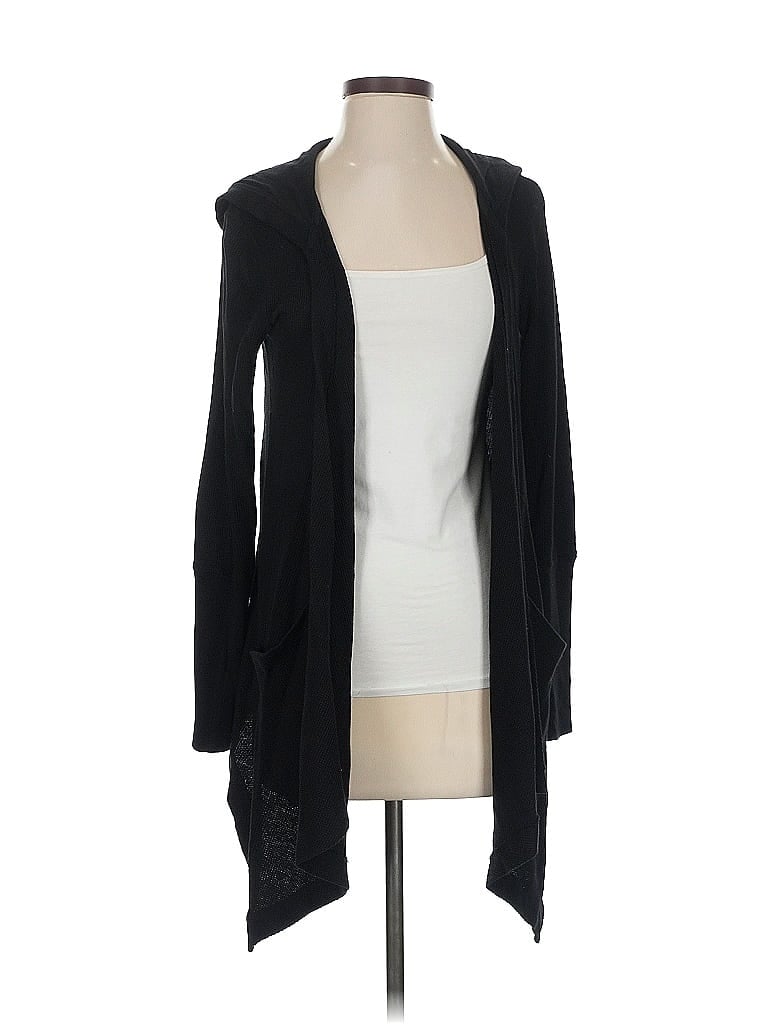 Pre-owned Splendid Cardigan Sweater In Black