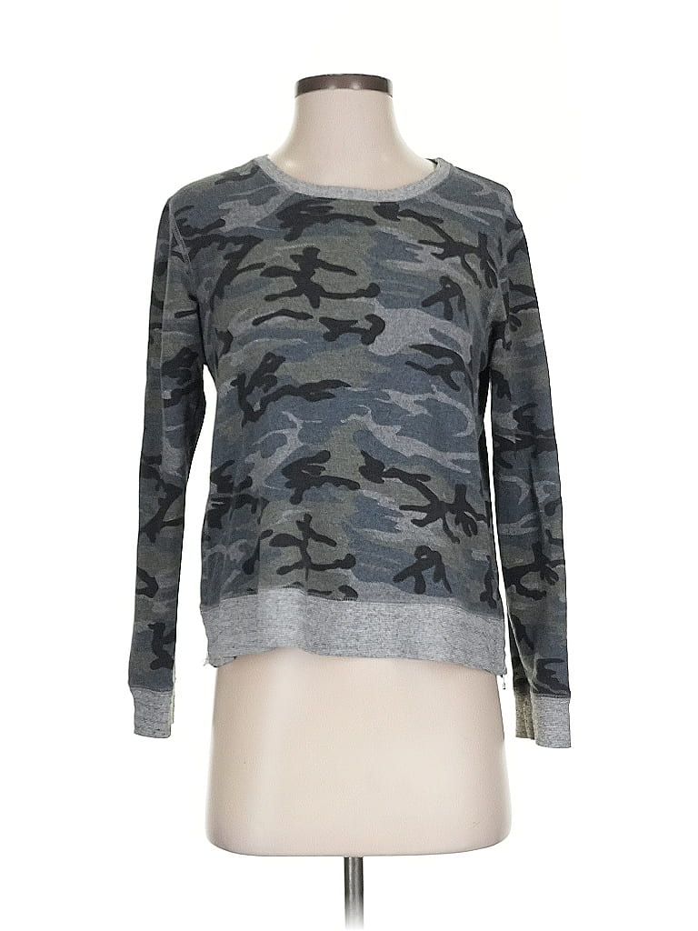 Sundry Camo Gray Sweatshirt Size Sm (1) - photo 1