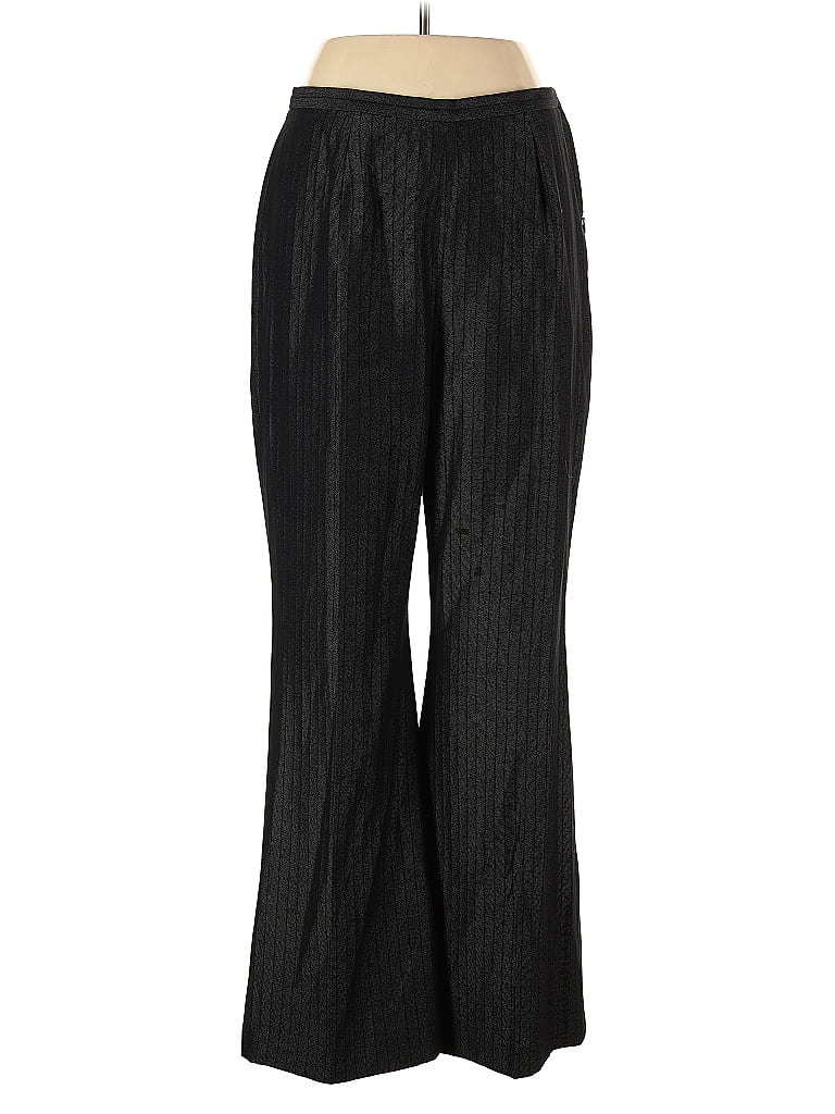 Pre-owned Le Suit Dress Pants In Black