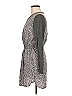 Lou & Grey 100% Rayon Tweed Gray Casual Dress Size M - photo 5