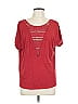 Tiny Red Short Sleeve Top Size L - photo 1