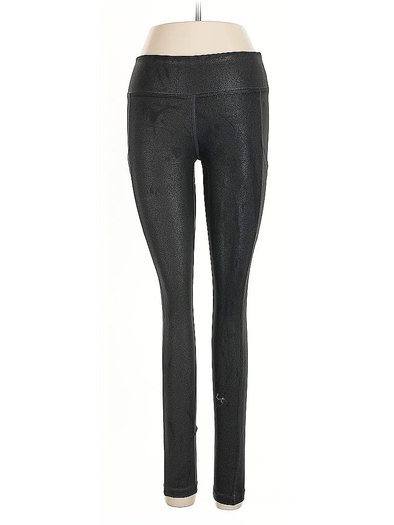 Pre-owned Victoria's Secret Pink Leggings In Black