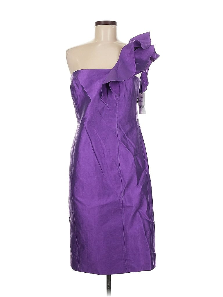 Worth New York Purple Cocktail Dress Size 6 - photo 1