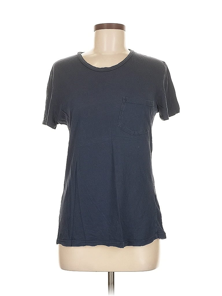 Pre-owned Brandy Melville Short Sleeve Top Gray Crew Neck Tops