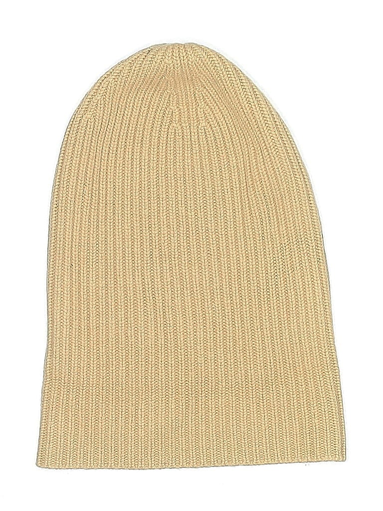 Pre-owned Unbranded Beanie Hat In Brown