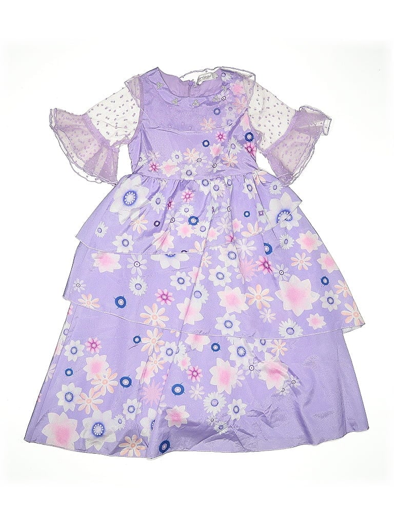 Pre-owned Assorted Brands Kids' Dress In Purple