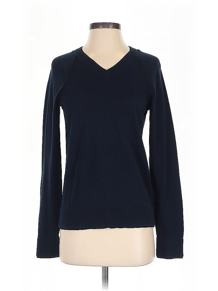 Armani Exchange 100% Cotton Blue Pullover Sweater Size S - photo 1