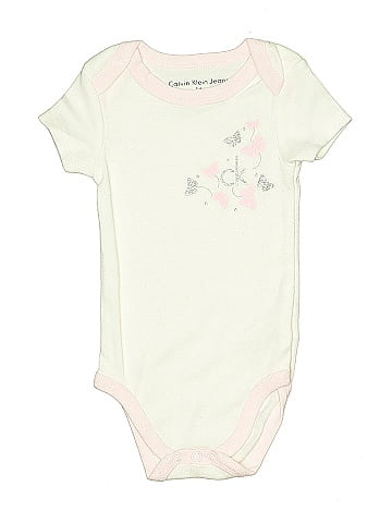 CALVIN KLEIN JEANS Short Sleeve Onesie (view 1)