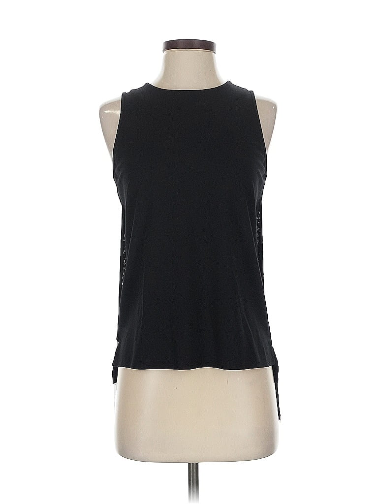 Pre-owned Trouve Sleeveless Top Black Halter Neckline Tops