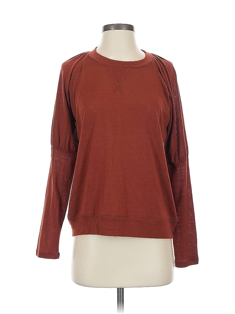 Pre-owned David Lerner Pullover Sweater In Brown