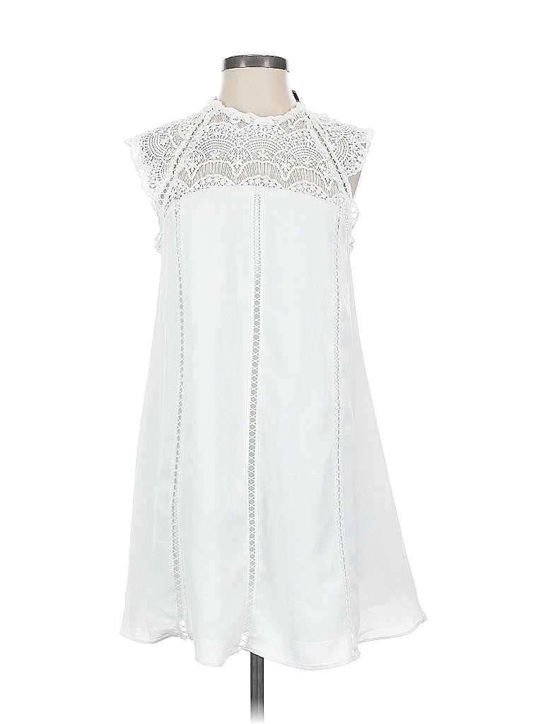 Pre-owned Lulus Cocktail Dress In White