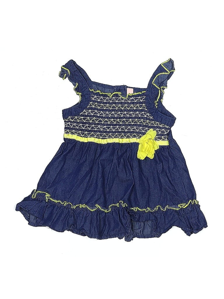 Pre-owned Kids Headquarters Kids' Dress In Blue
