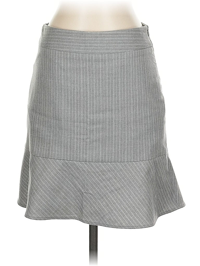 Click to view more detailed imagery on our partner's website Pre-owned Banana Republic Wool Skirt In Gray