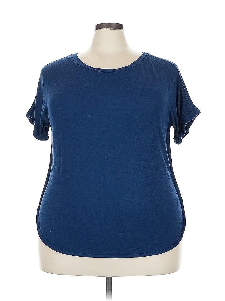 Pre-owned Matty M Active T-shirt In Blue