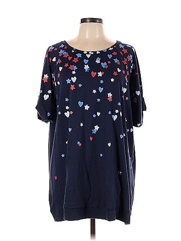 Woman Within Short Sleeve Blouse (view 1)