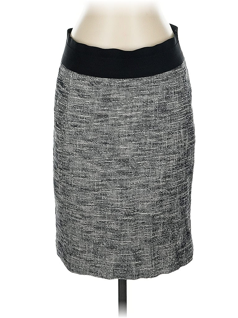 Pre-owned Donna Karan Formal Skirt In Gray