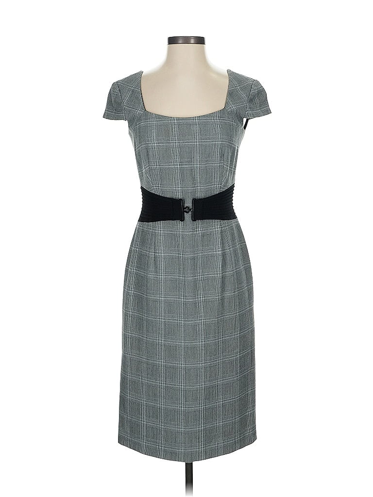 Pre-owned Tahari By Asl Casual Dress In Gray