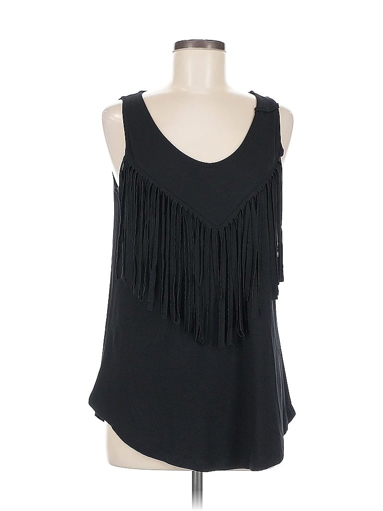 Tasha Polizzi Collection Black Sleeveless Blouse Size M - photo 1