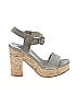 Dee Keller Gray Heels Size EU 37 1/2 - photo 1