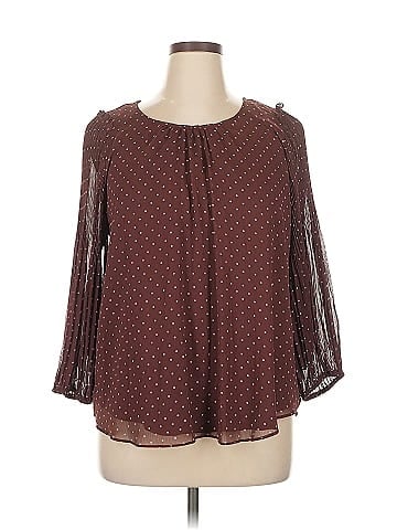 LC Lauren Conrad 3/4 Sleeve Blouse (view 1)