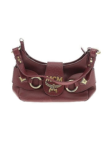 MCM Vintage Visetos Bordeaux Shoulder Bag (view 1)
